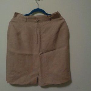 Ralph Lauren Pencil Skirt Tan Size 12